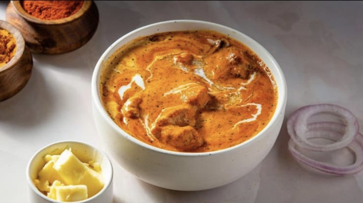 Chicken tikka masala in a bowl